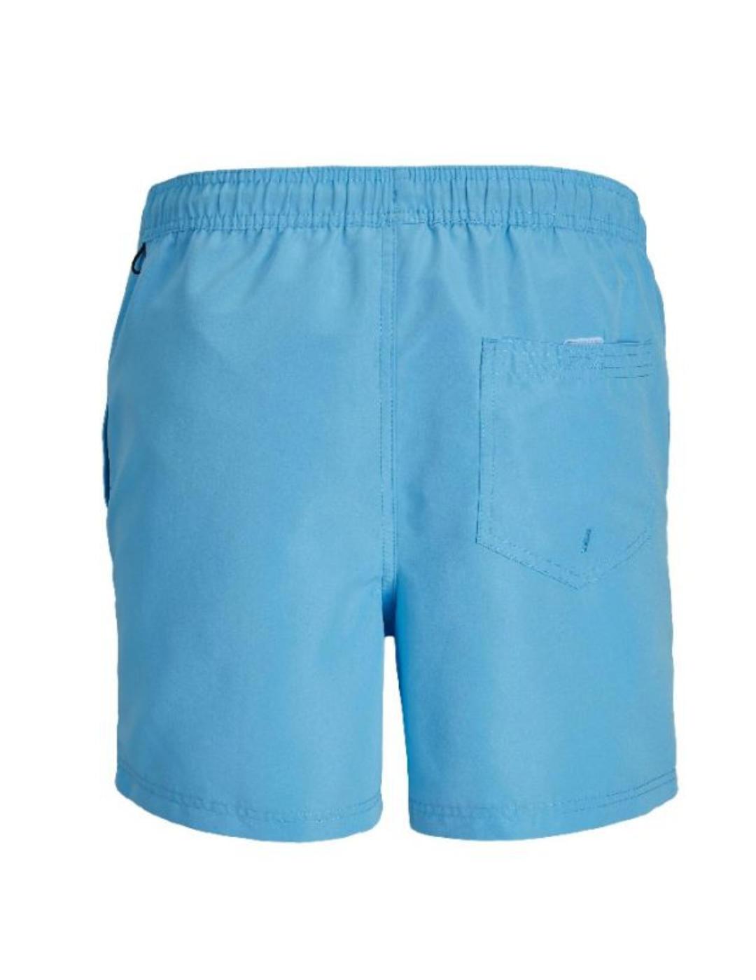 Bañador Jack&Jones Tfiji celeste de hombre