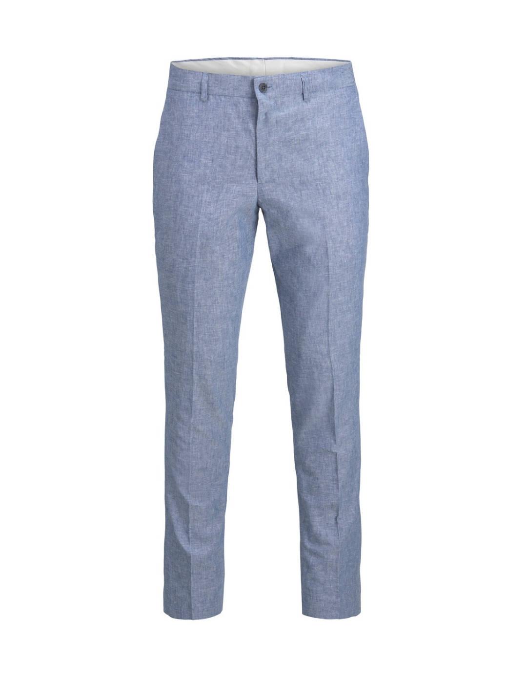 Pantalon Jack&Jones Riviera azul de lino para hombre