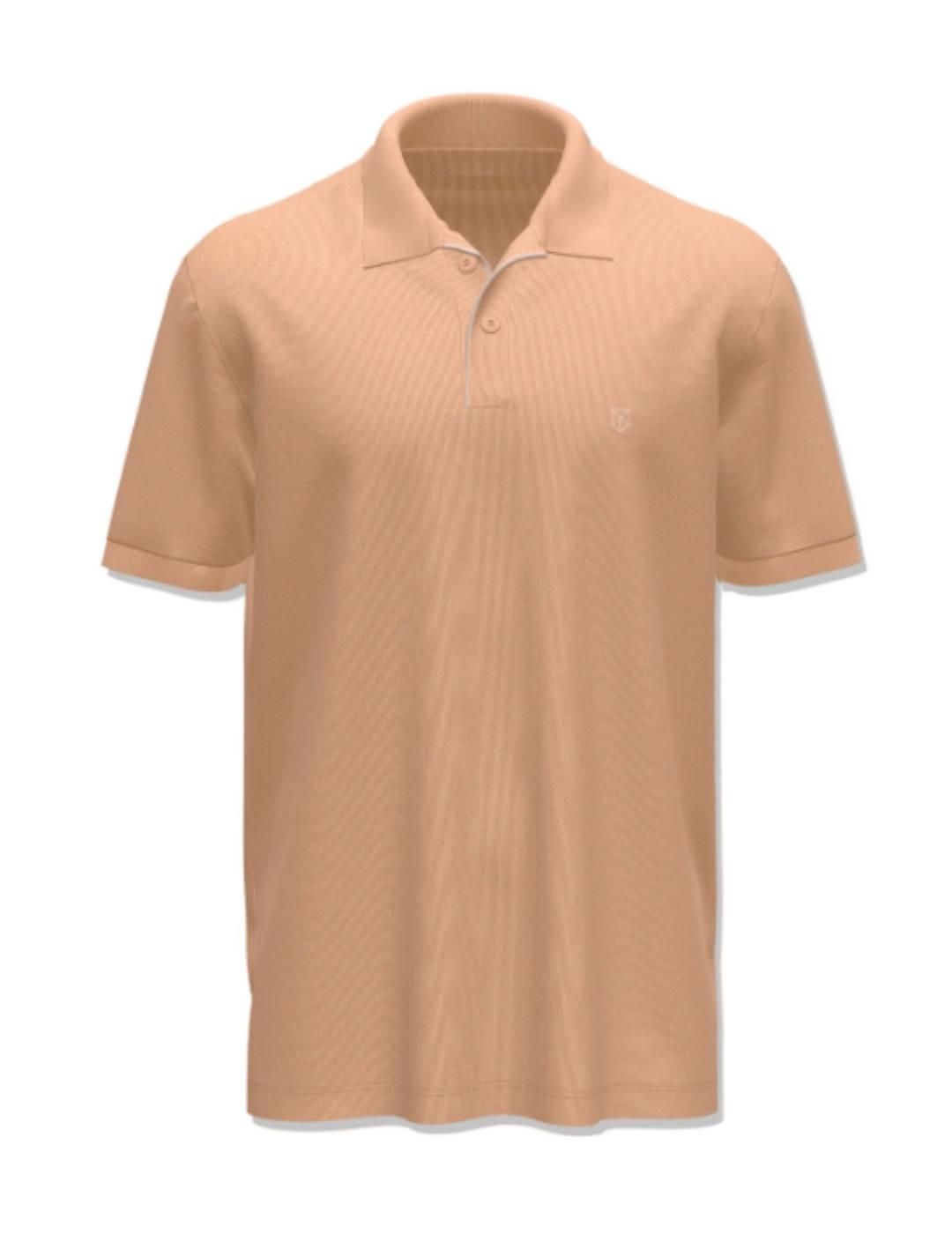 Polo Jack&Jones Sainz salmón manga corta para hombre