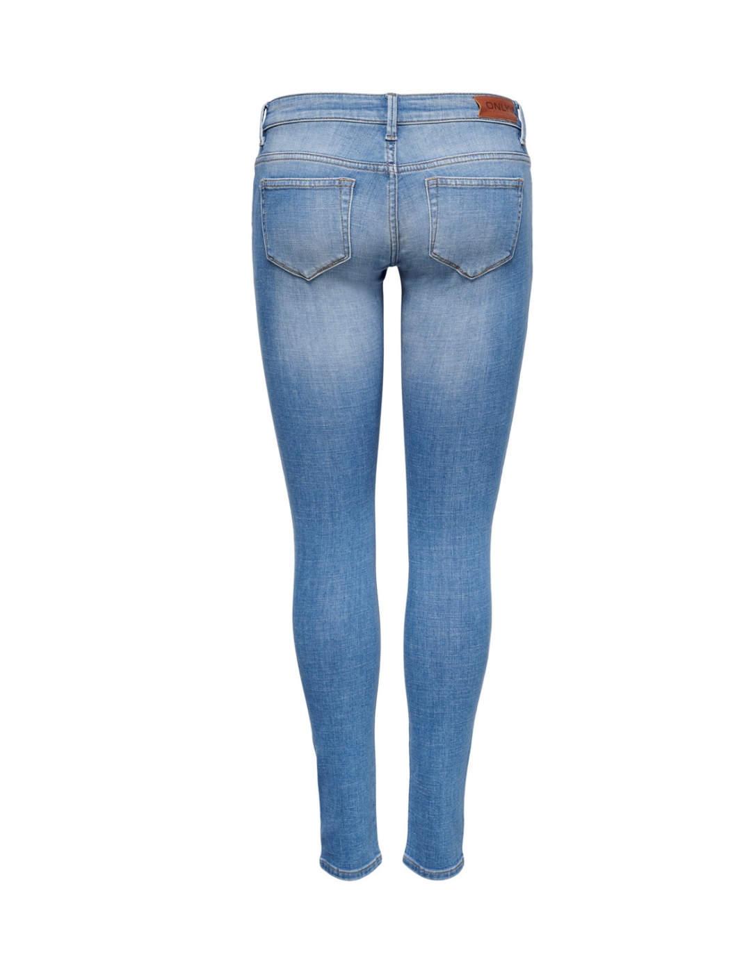 Pantalón vaquero Only Coral azul celeste Skinny para mujer