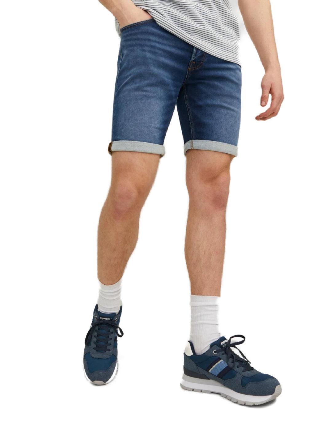 Bermuda vaquera Jack&Jones Rick azul medio de hombre