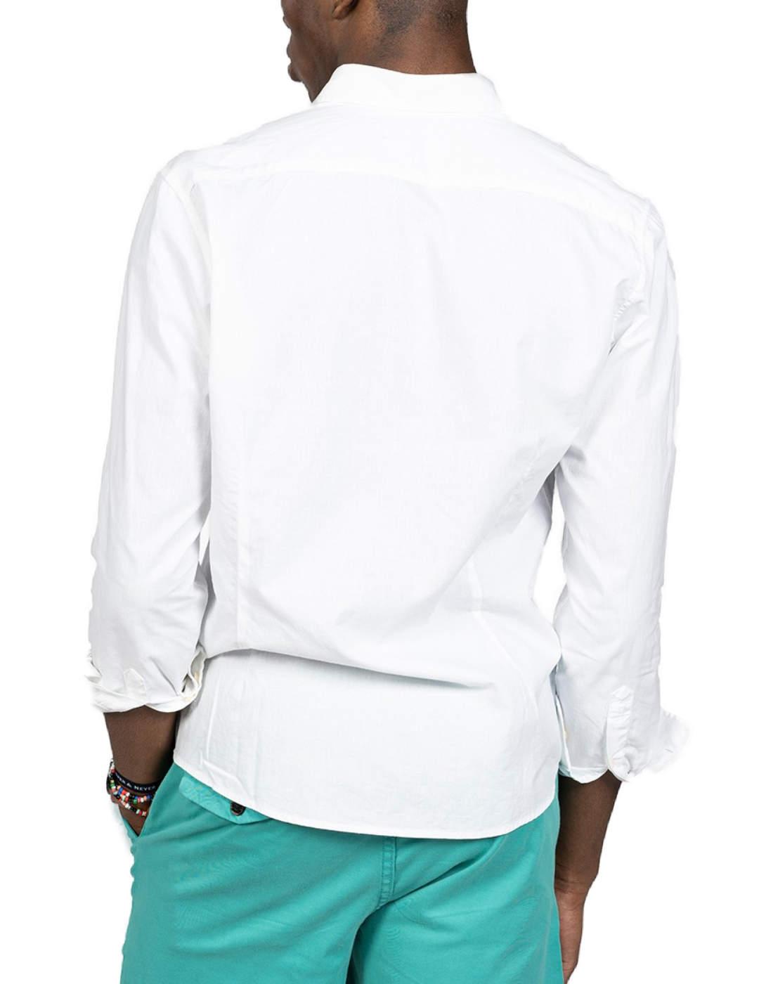Camisa Harper Amalfi blanca de lino para hombre