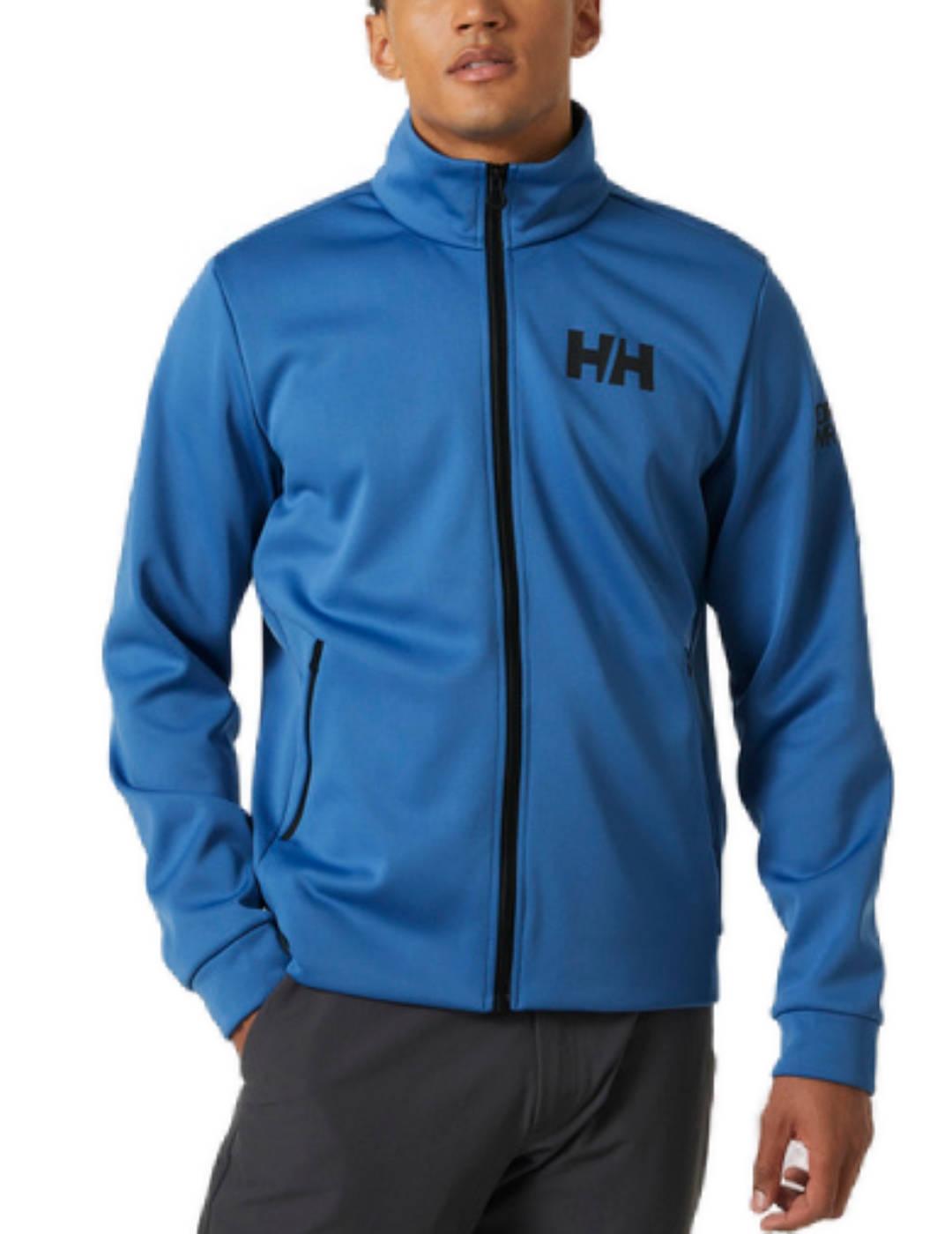 Chaqueta Helly Hansen Fleece azul con cremallera para hombre