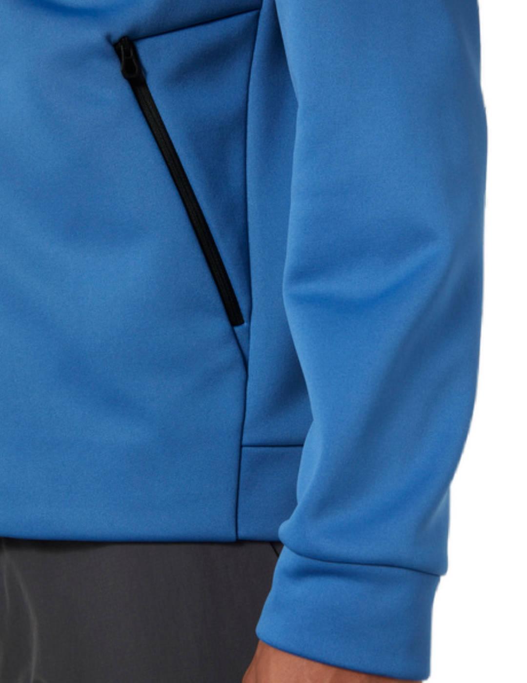 Chaqueta Helly Hansen Fleece azul con cremallera para hombre