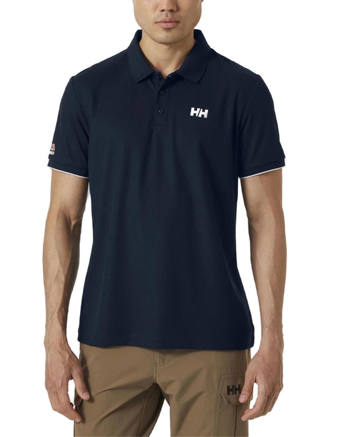 Polo Helly Hansen Ocean azul marino manga corta para hombre