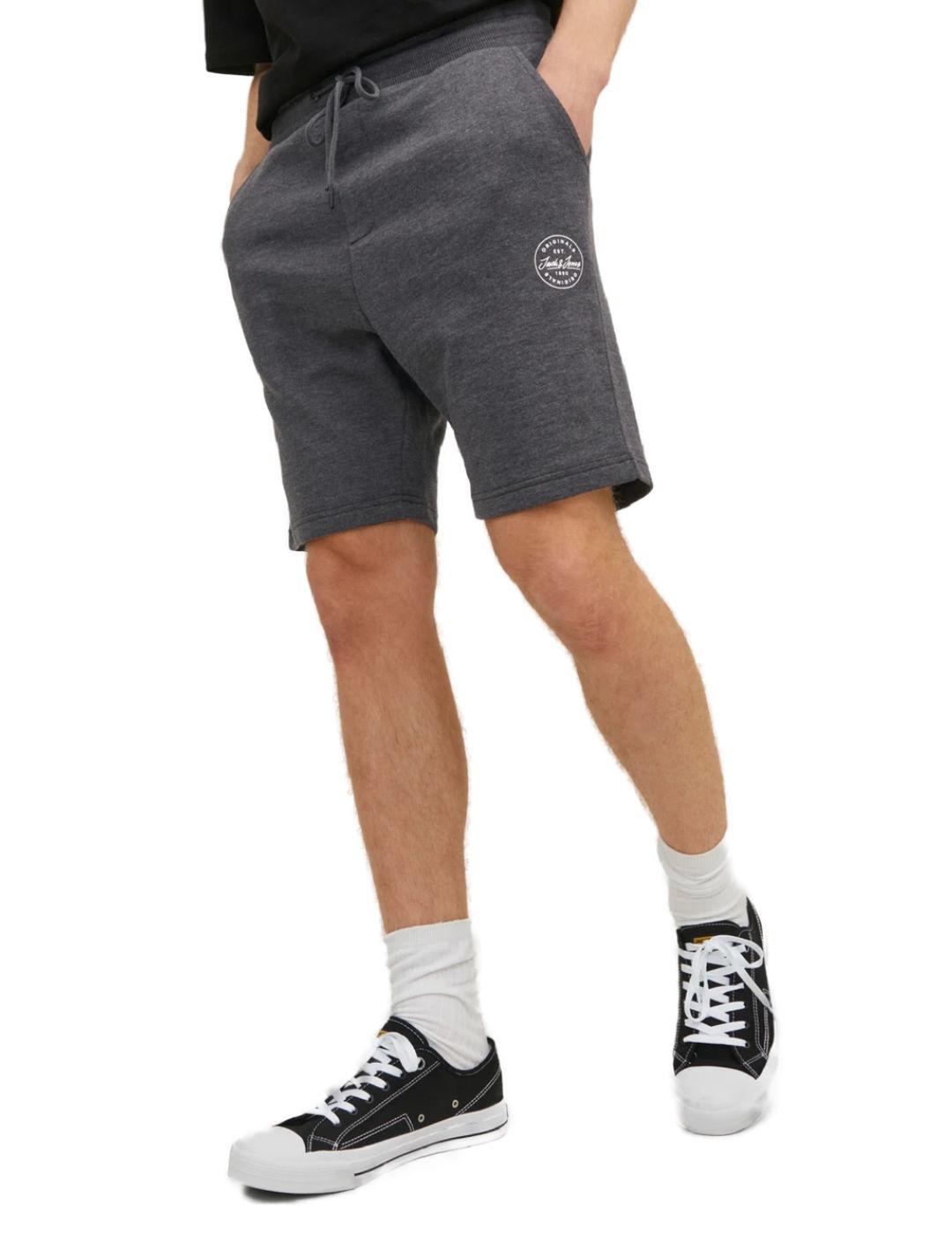 Shorts Jack&Jones Shark gris oscuro para hombre