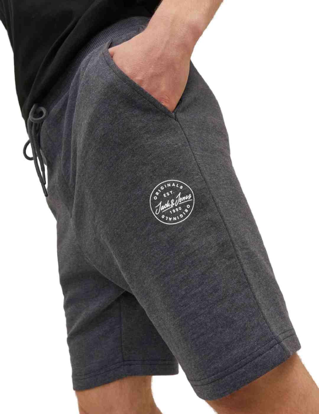 Shorts Jack&Jones Shark gris oscuro para hombre