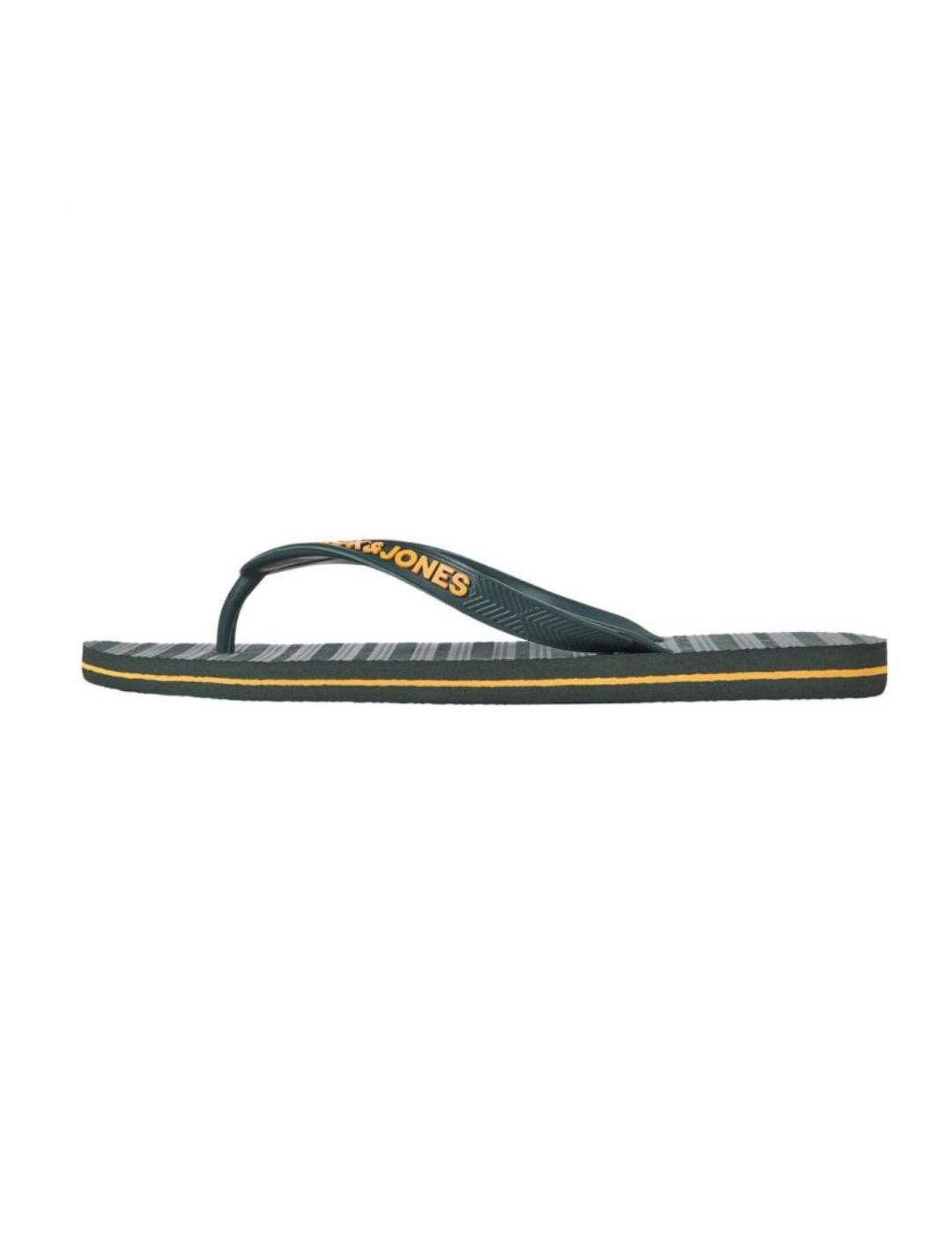 Chanclas Jack&Jones Basic verde de hombre