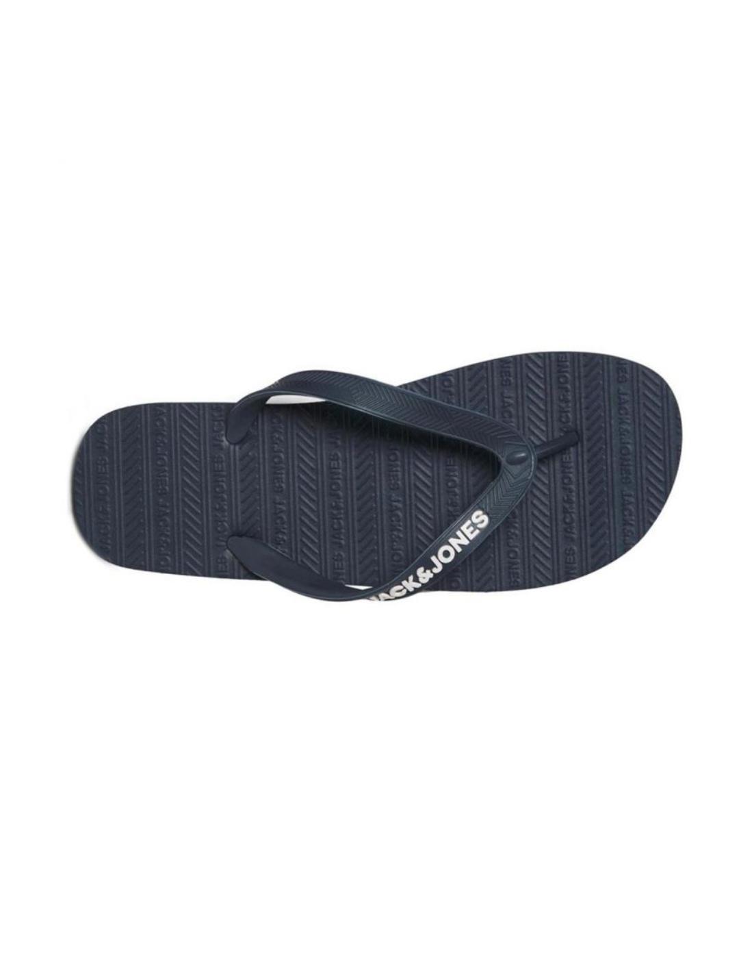 Chanclas Jack&Jones Basic marino de hombre-sg