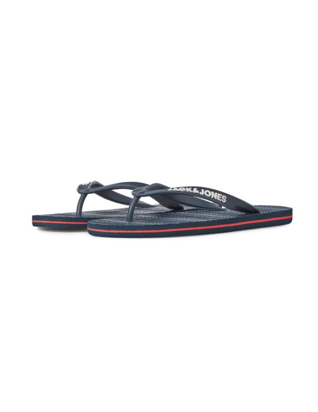 Chanclas Jack&Jones Basic marino de hombre