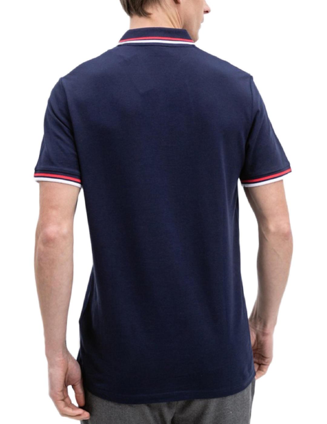 Polo Jack&Jones Atlas marino manga corta para hombre