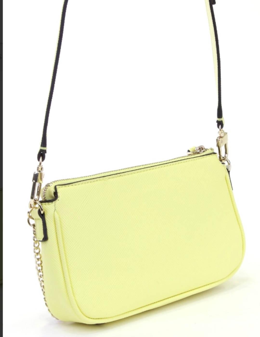Bolso Guess Noelle amarillo pequeño para mujer