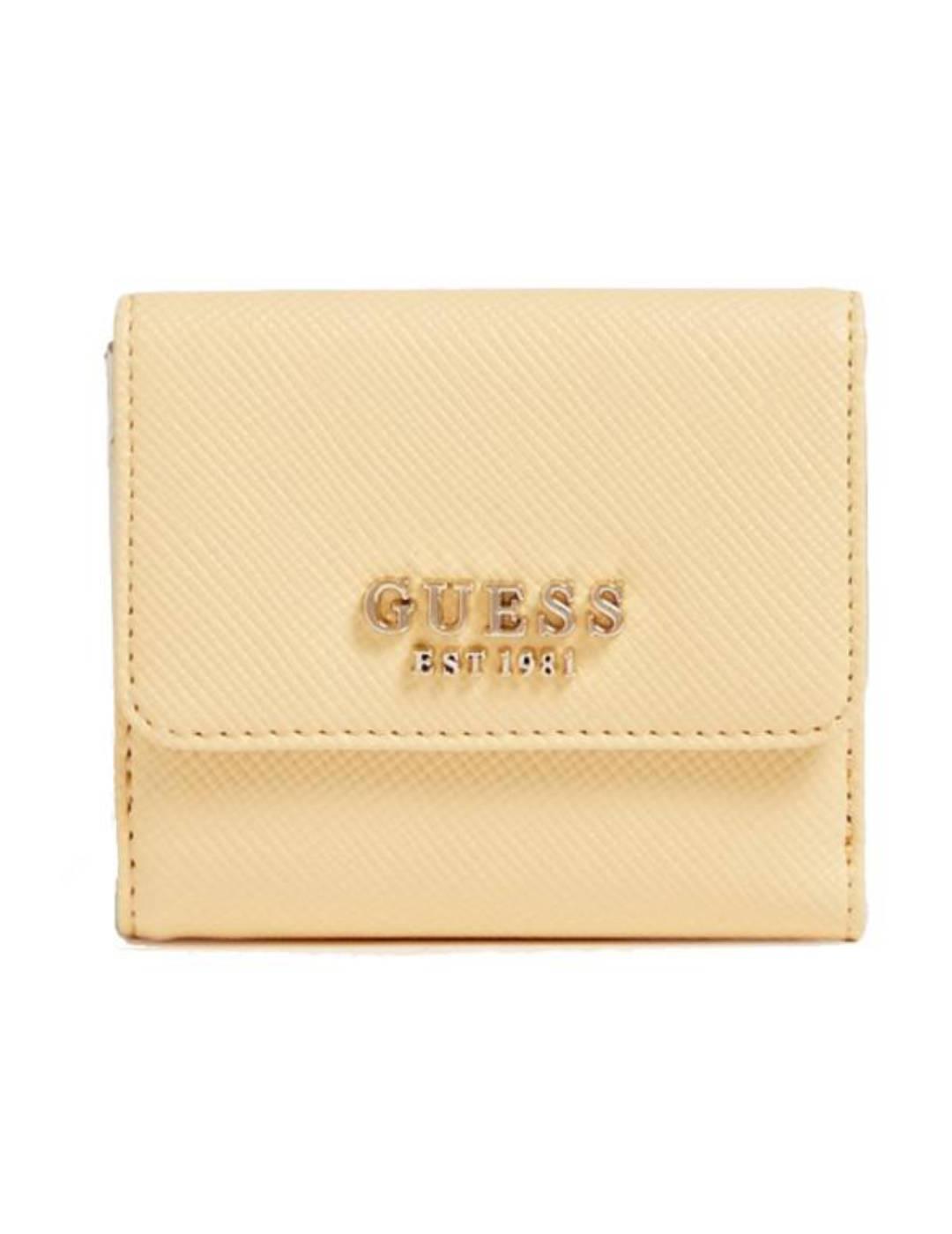 Monedero Guess Laurel amarillo para mujer