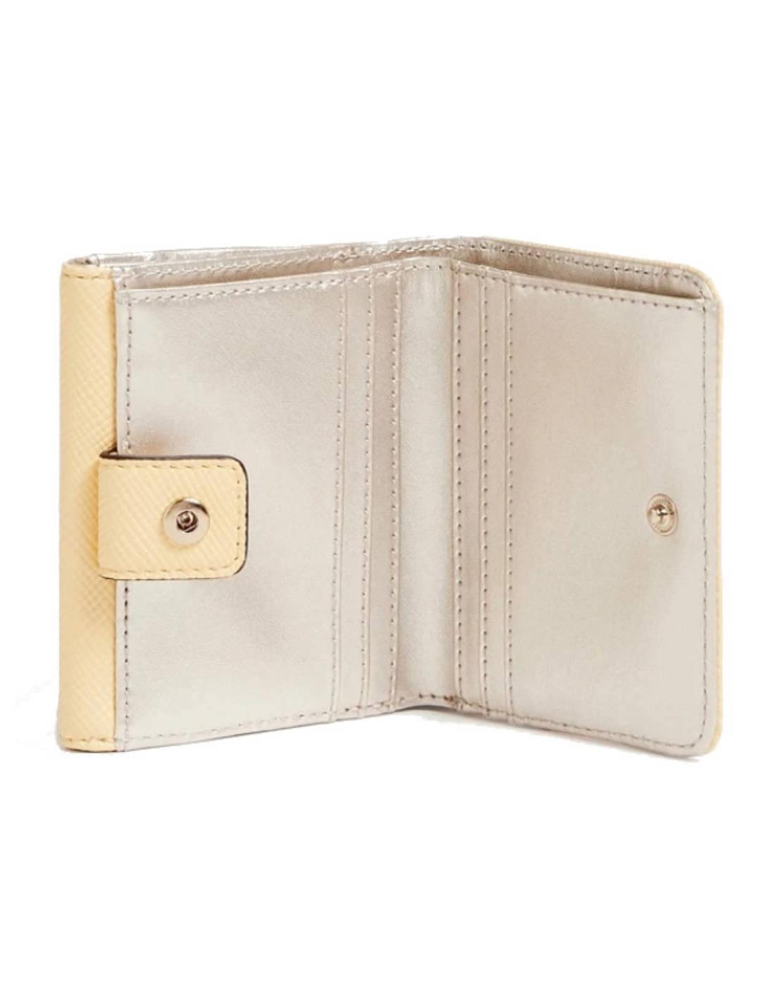 Monedero Guess Laurel amarillo para mujer