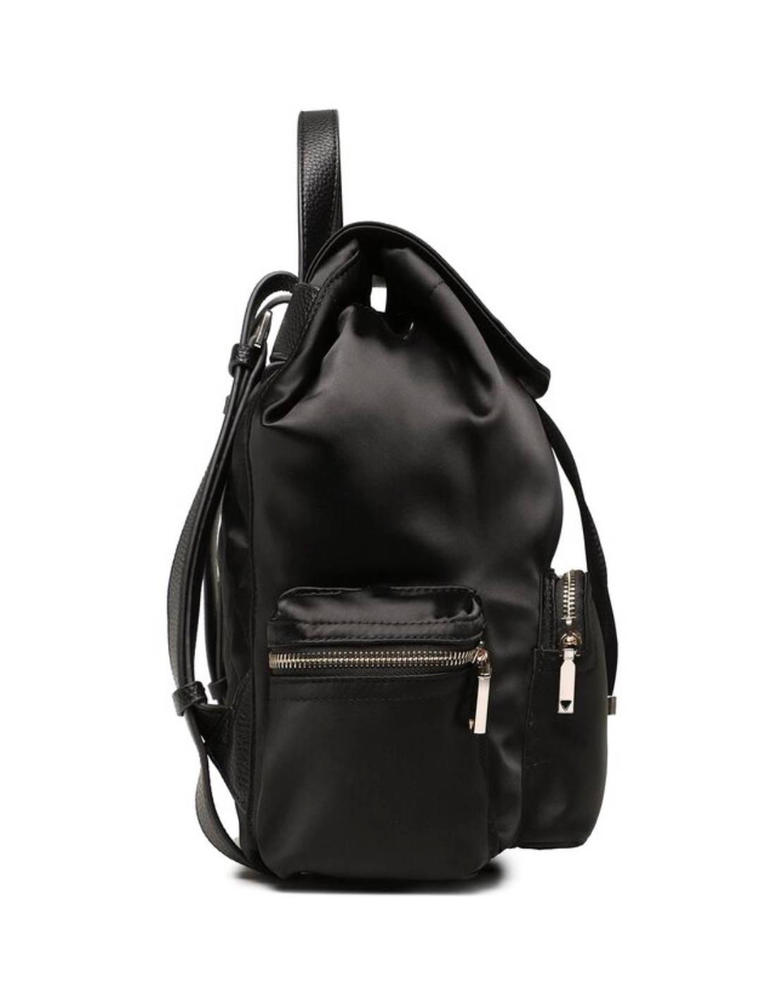 Mochila Guess Velina negro satinado para mujer