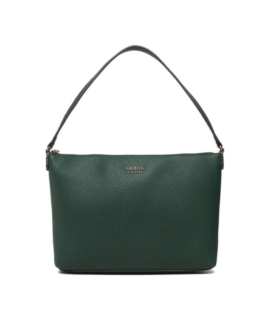 Bolso tote Guess Eco Brenton verde reversible para mujer