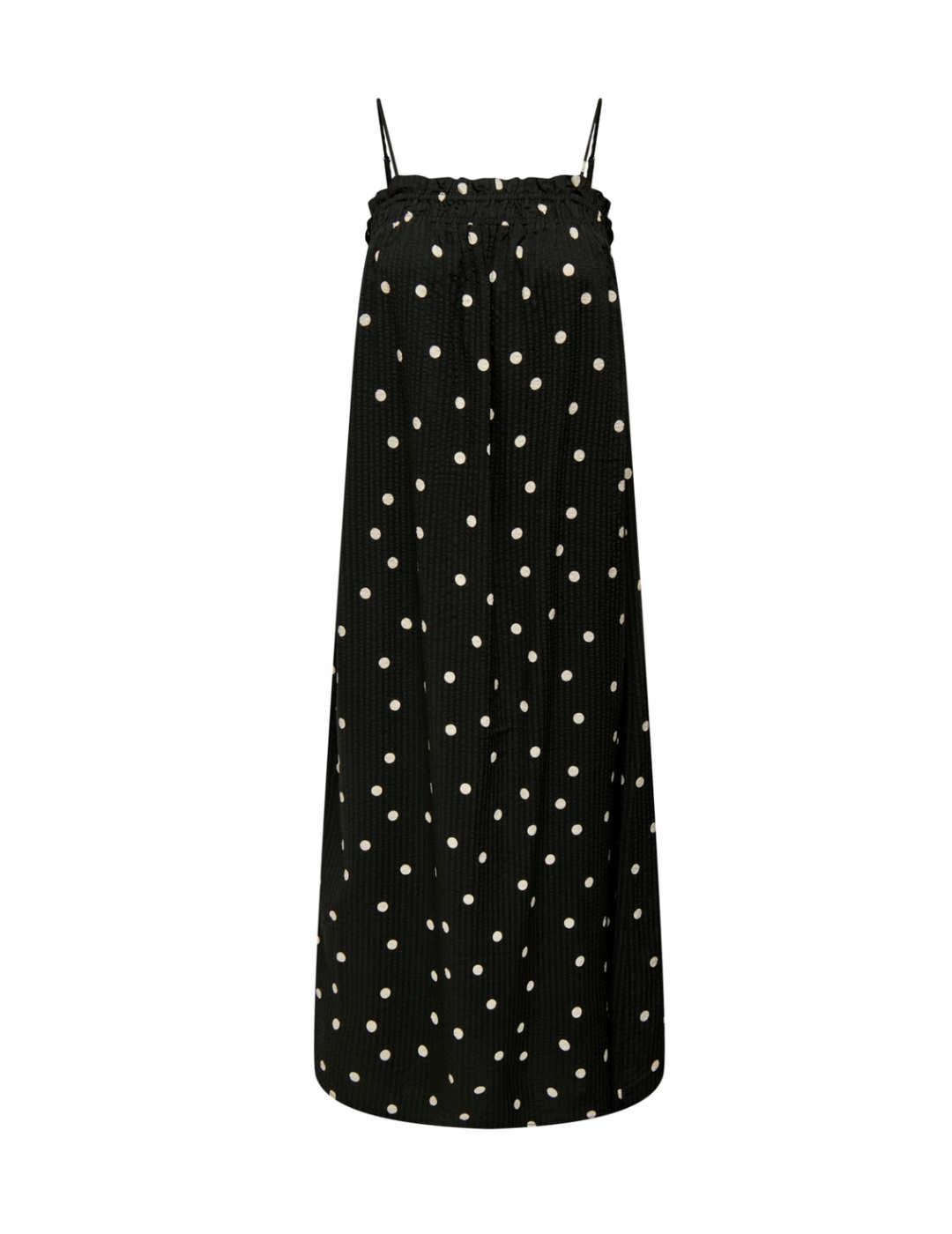 Vestido Only Mia lunares negro para mujer