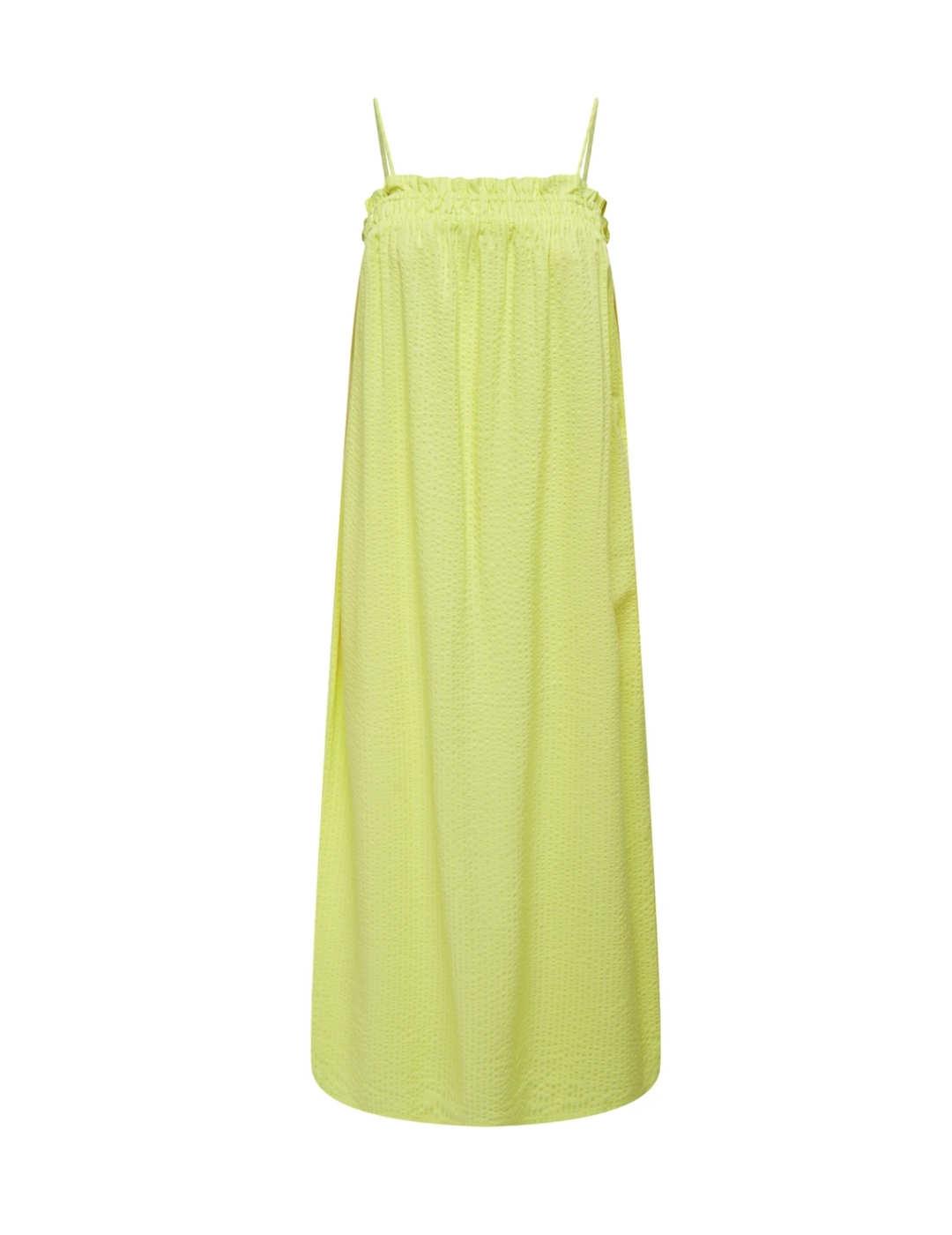 Vestido Only Mia amarillo tirantes para mujer