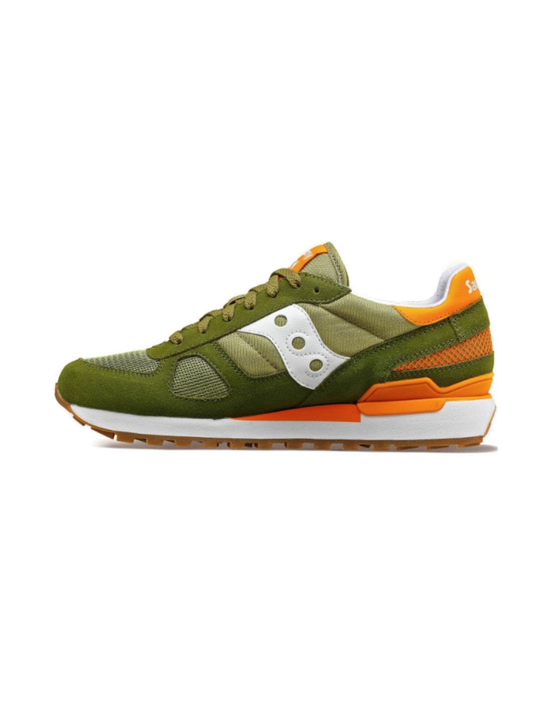 Zapatillas Saucony Shadow Original verde/naranja de hombre