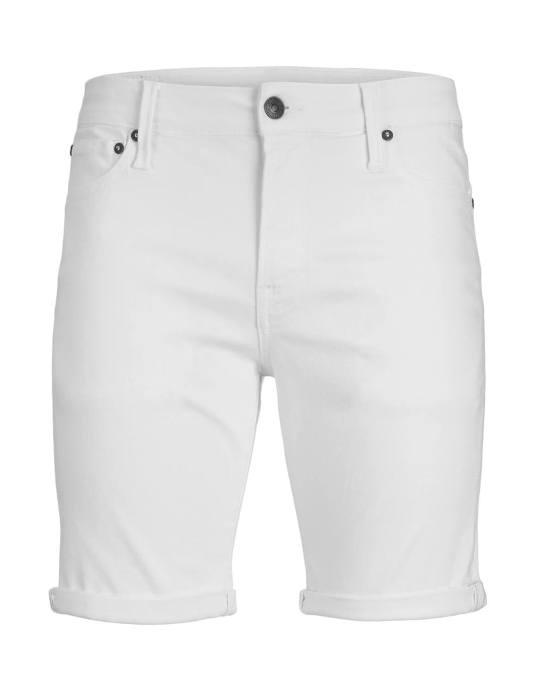 Bermuda Jack&Jones Rick blanco corte regular  para hombre