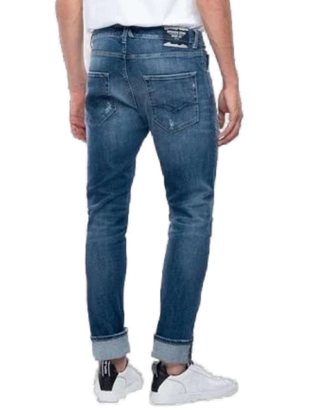 Pantalón vaquero Replay slim Mickym para hombre