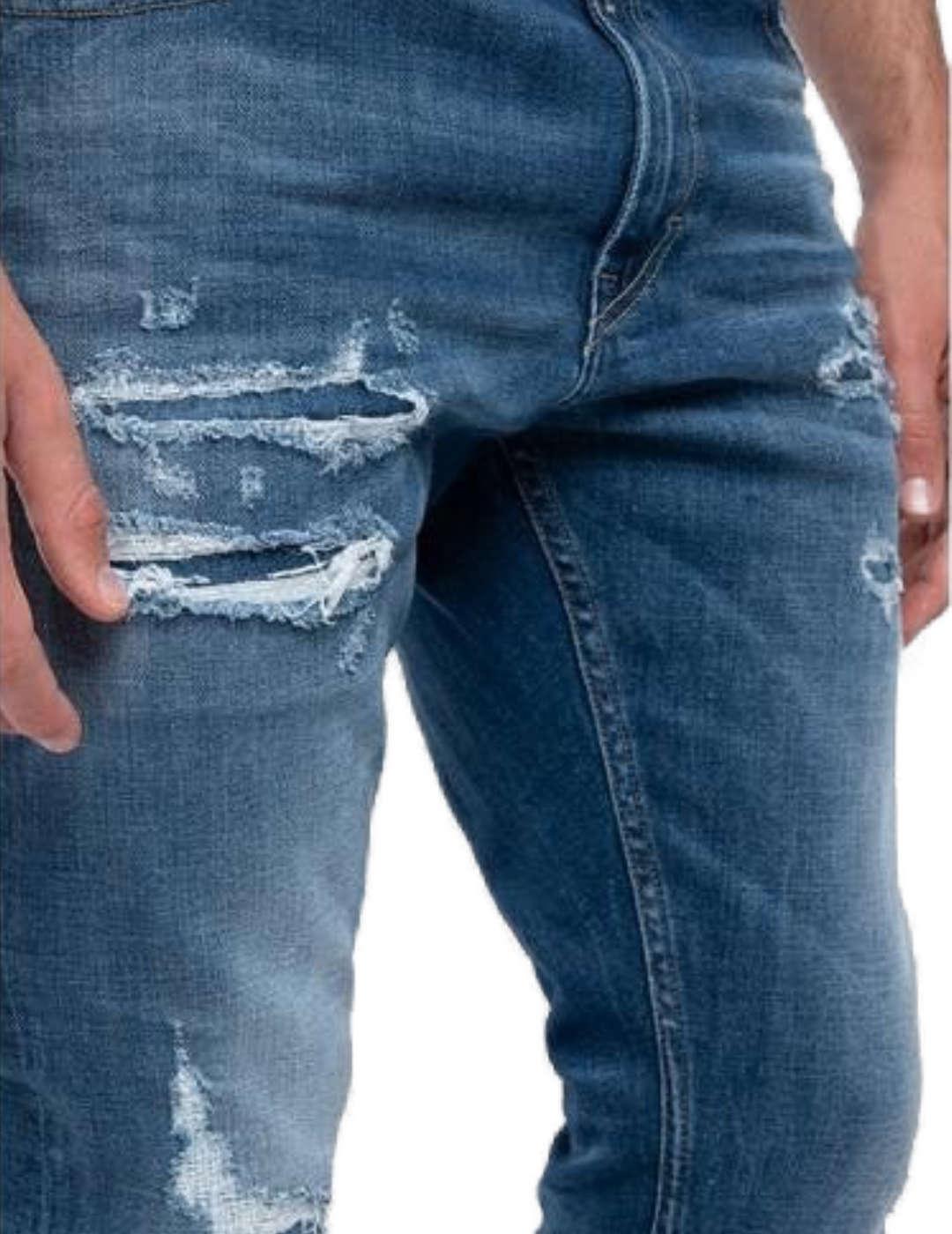 Pantalón vaquero Replay slim Mickym para hombre