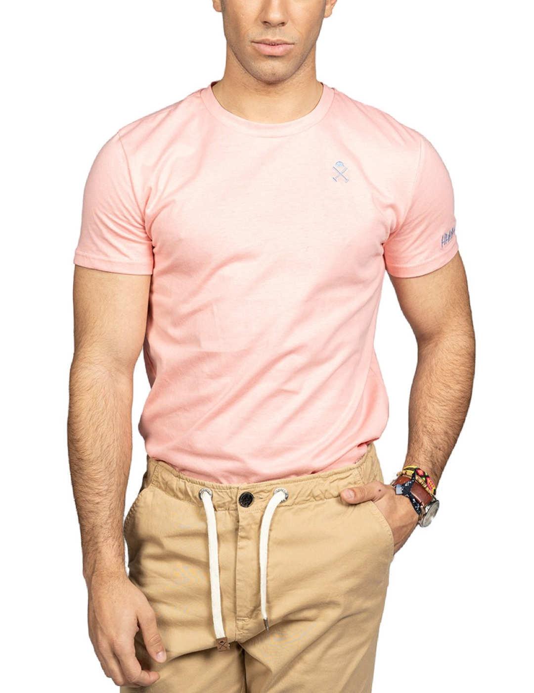 Camiseta Harper Paradise coral manga corta para hombre