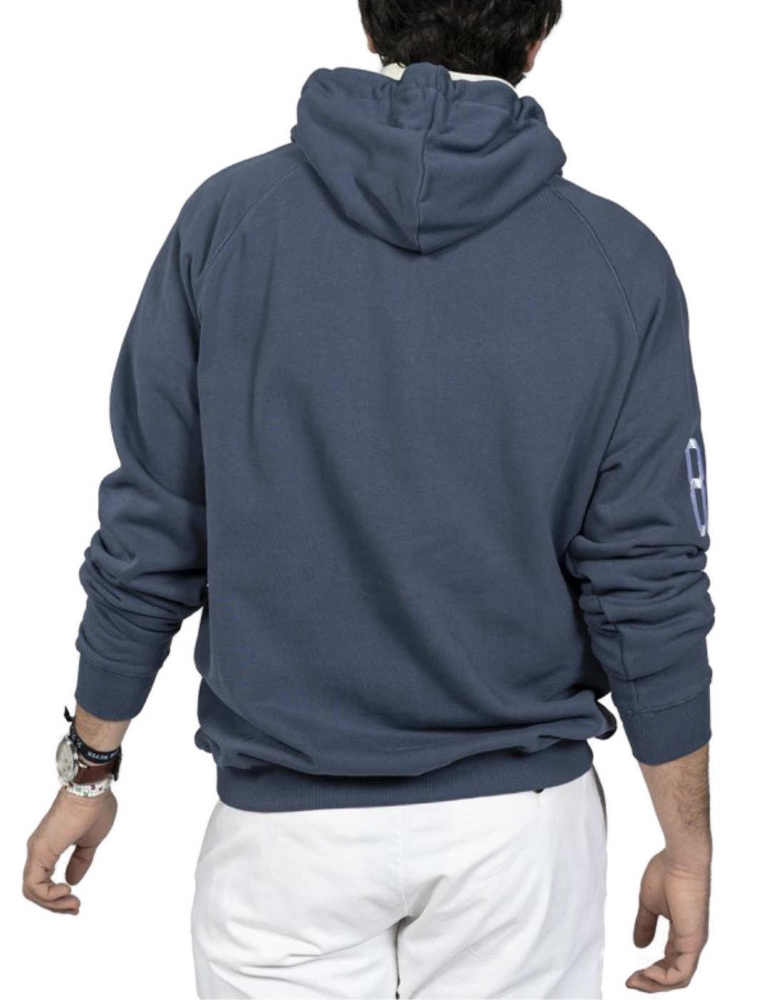 Sudadera Harper Costa Azul marino logotipo para hombre