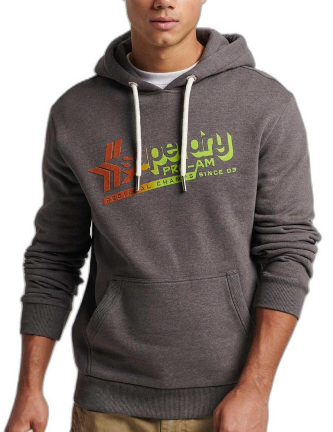 Sudadera Superdry Shadow gris para hombre-c