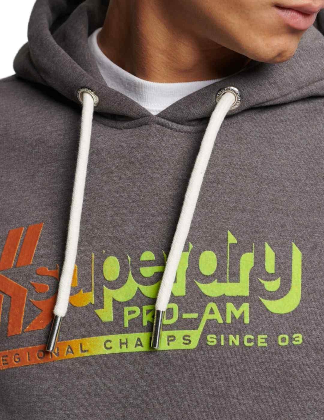 Sudadera Superdry Shadow gris para hombre-c