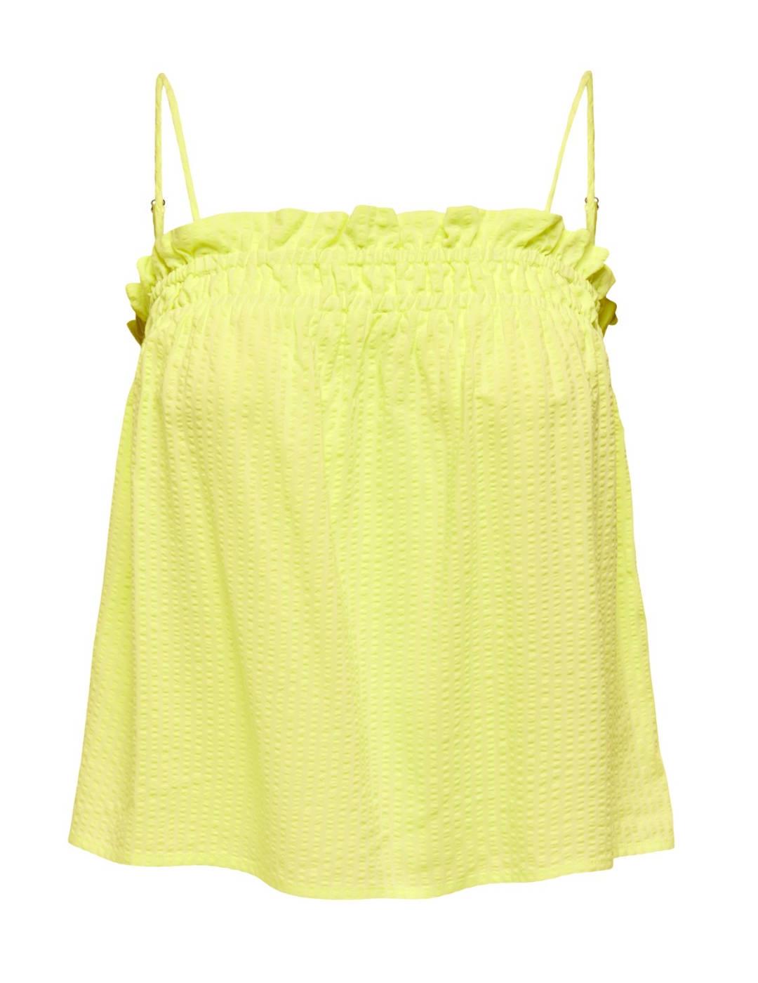 Top Only Mia amarillo lima para mujer