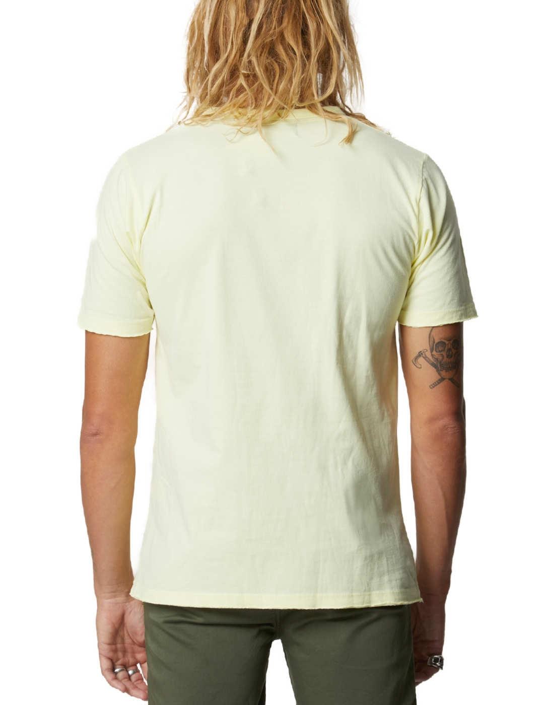 Camiseta Altonadock amarillo dibujo para hombre