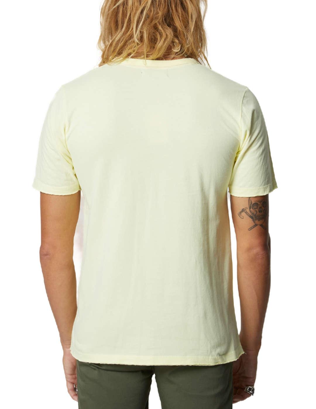 Camiseta Altonadock amarilla con logo bordado para hombre