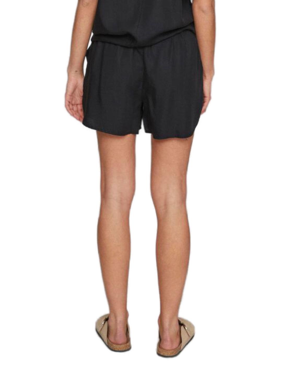 Short Vila Misti negro fuido para mujer