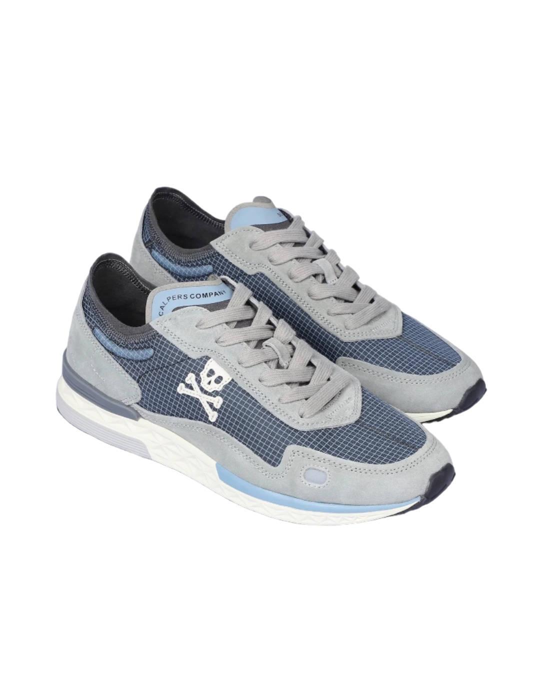 Zapatillas Scalpers Moon gris y azul para hombre