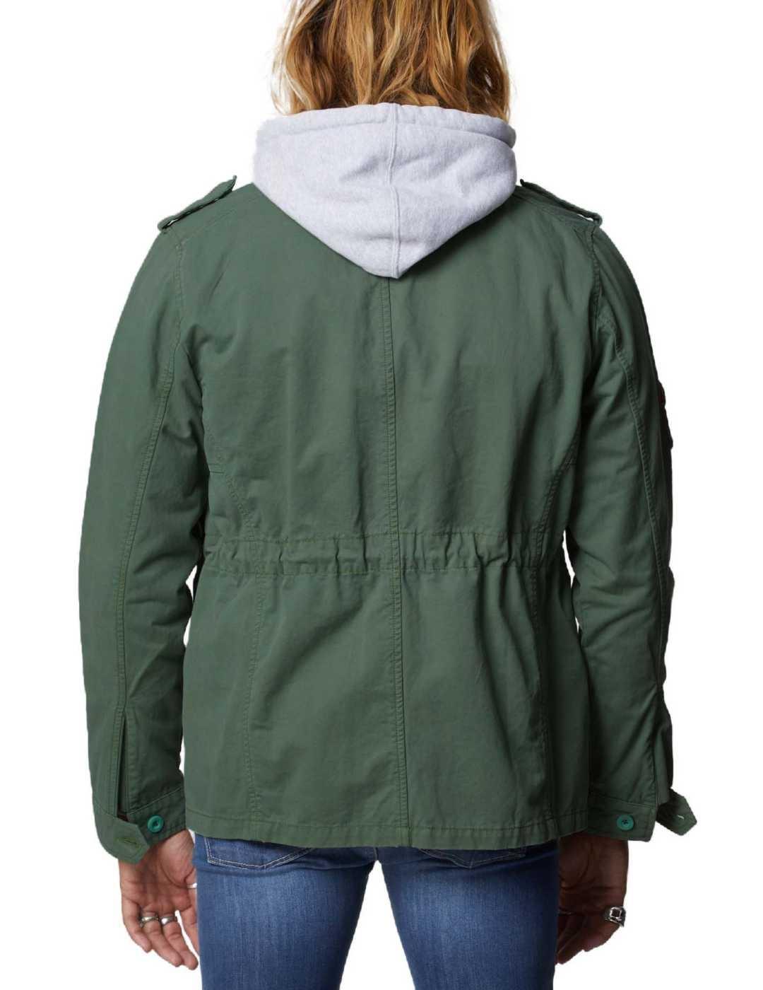 Chaqueta Altonadock verde oscura para hombre-&