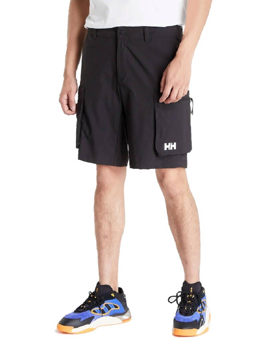 Short Helly Hansen Qd negro cargo para hombre