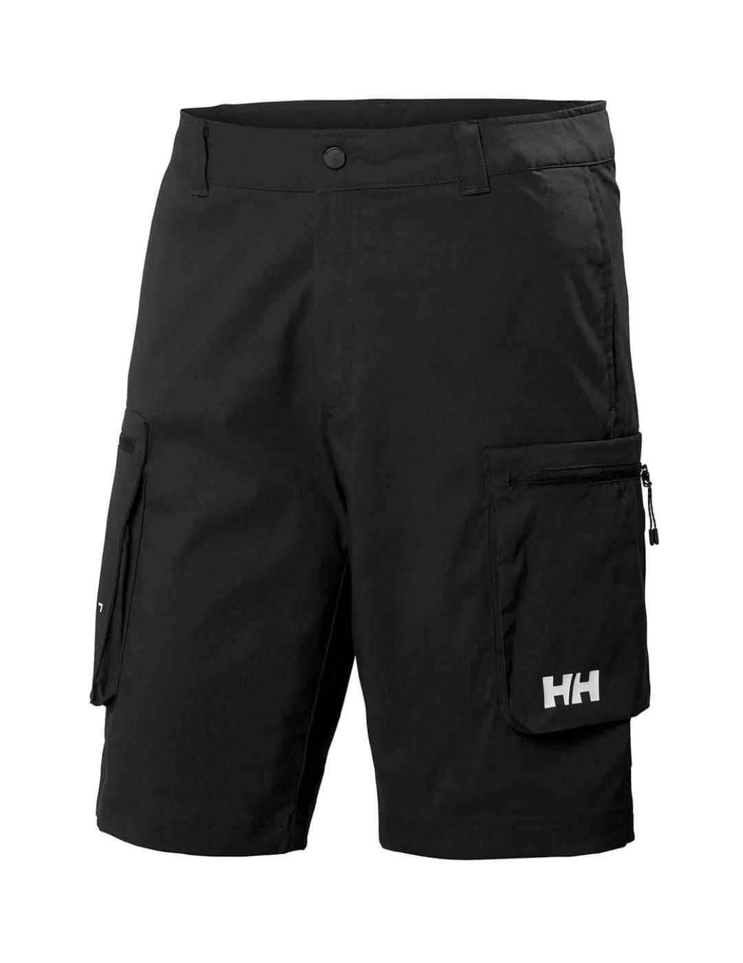 Short Helly Hansen Qd negro cargo para hombre