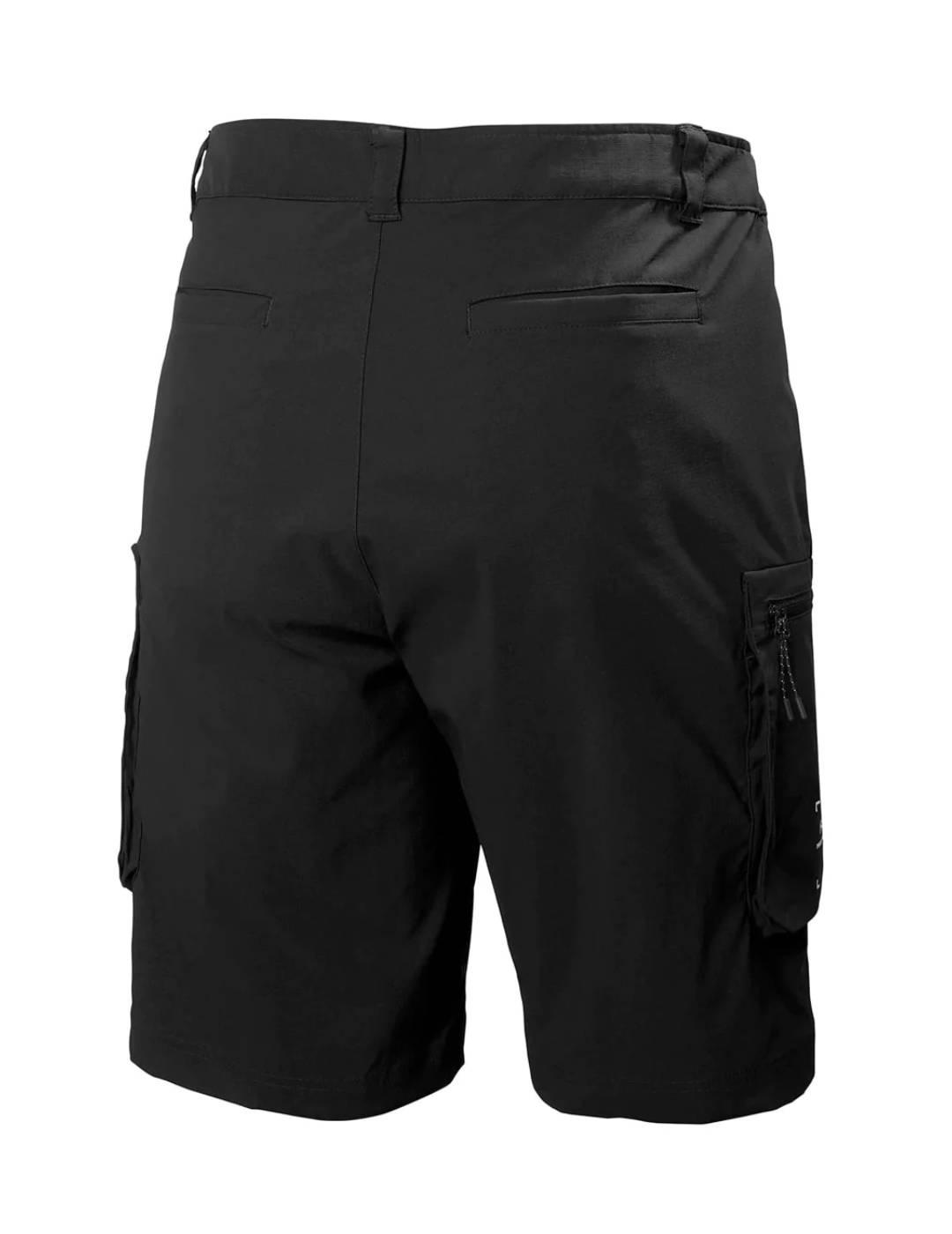 Short Helly Hansen Qd negro cargo para hombre