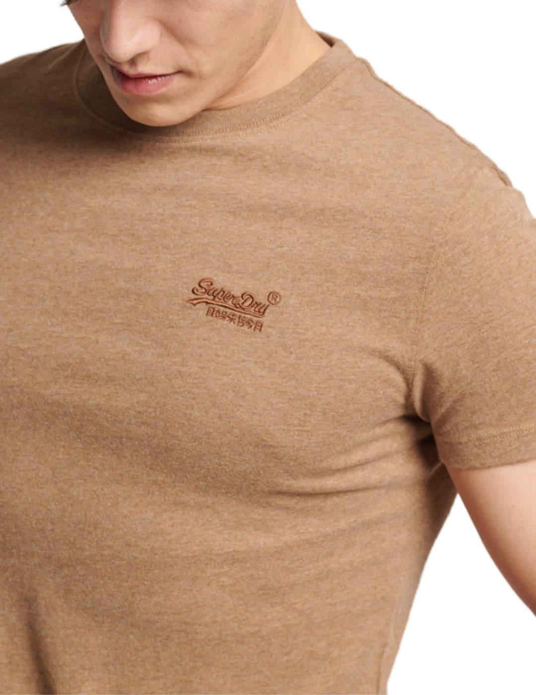 Camiseta Superdry Vintage marrón de hombre