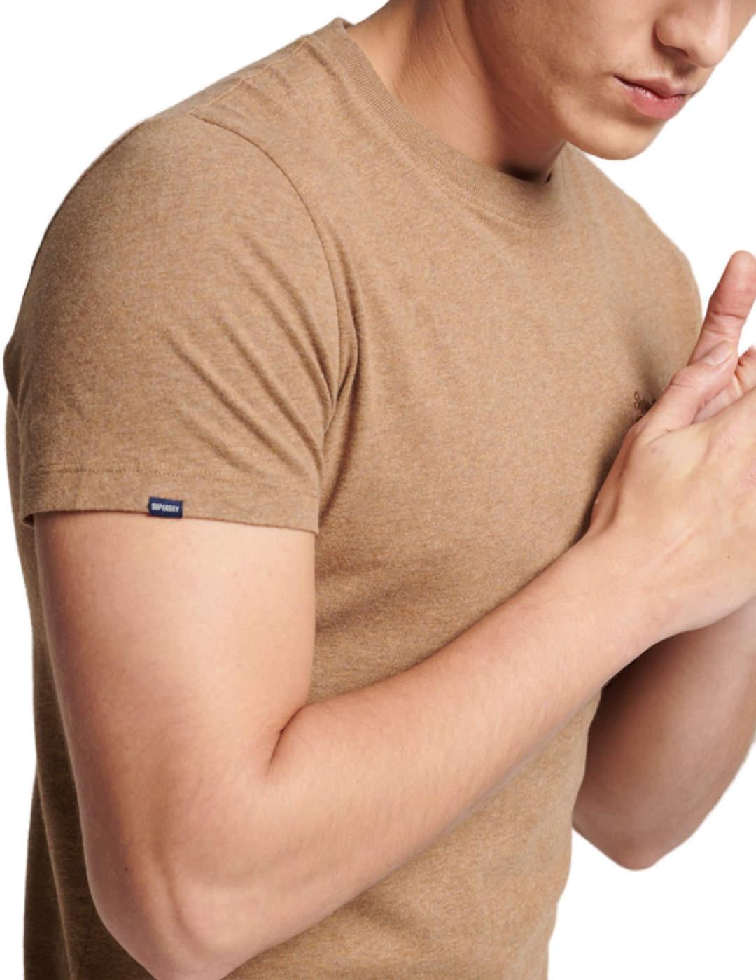 Camiseta Superdry Vintage marrón de hombre
