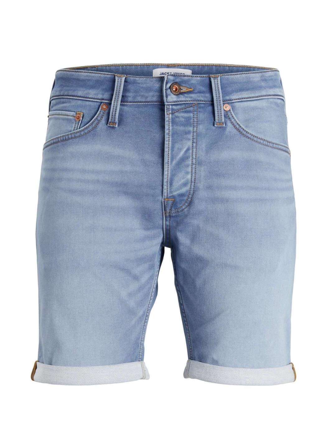 Shorts Jack&Jones Rick vaquero claro de hombre