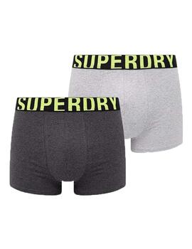 Intimo Superdry pack-2 trunk fluor para hombre