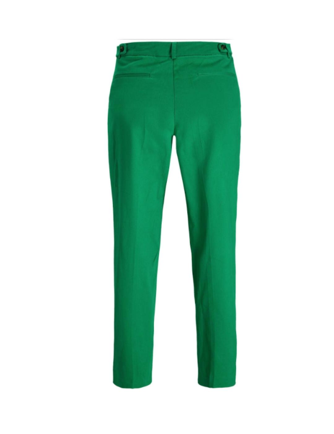 Pantalón JJXX tipo chino holgado en color verde para mujer