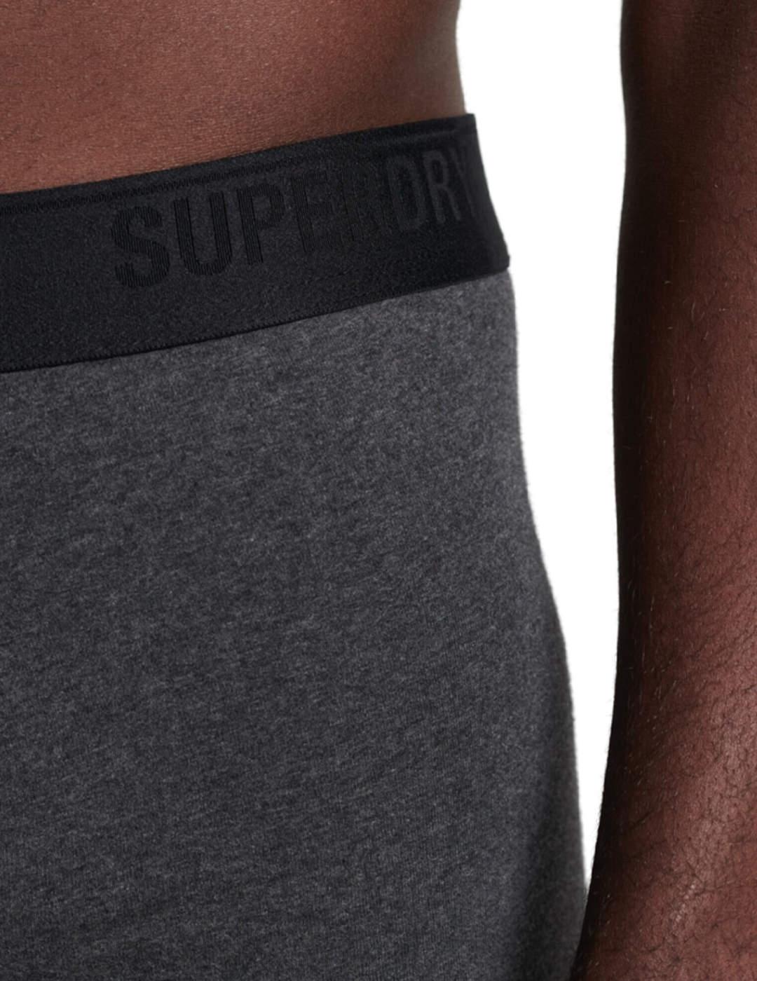 Pack triple boxer Superdry de hombre