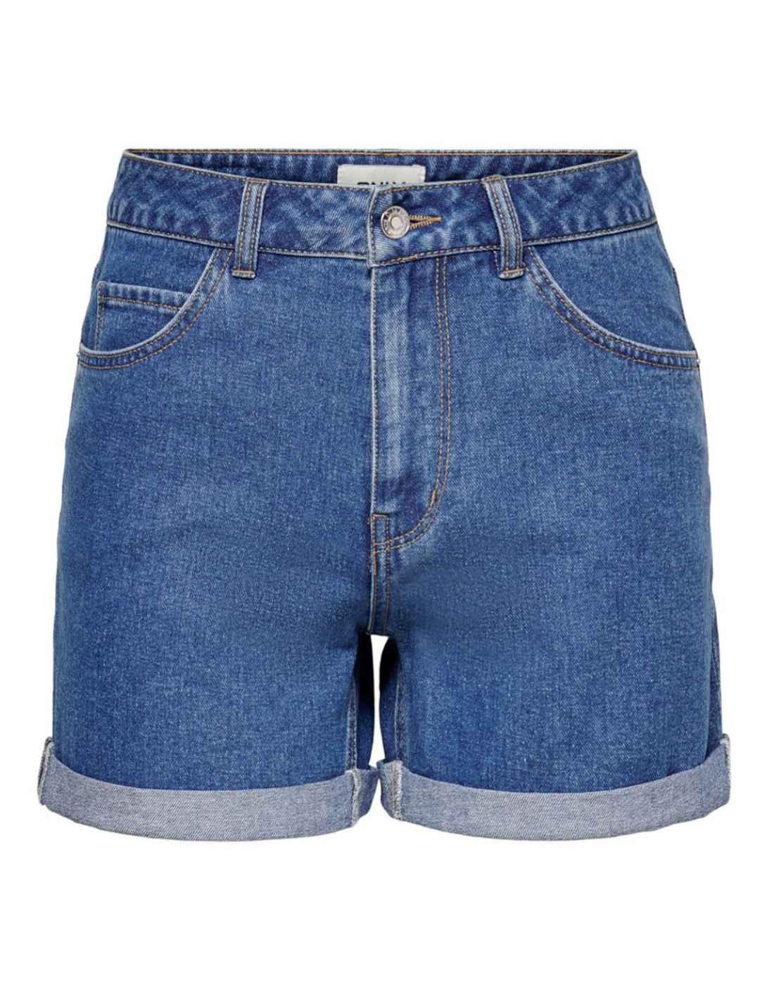 Short Only Vega marino slim para mujer