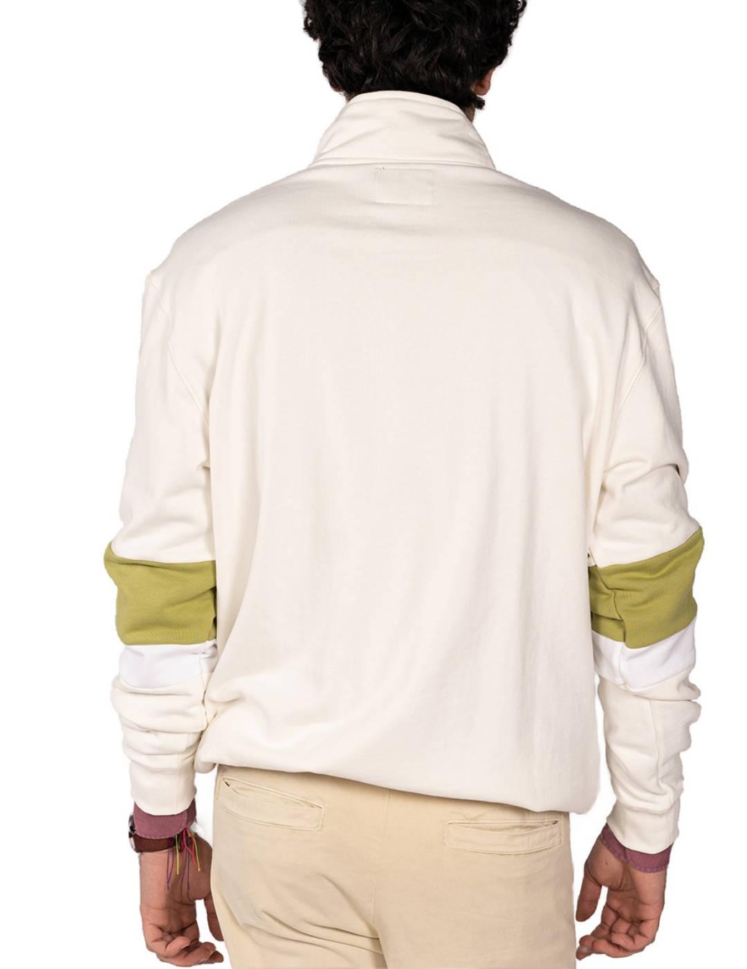 Sudadera Harper Vespucci blanca logotipo para hombre