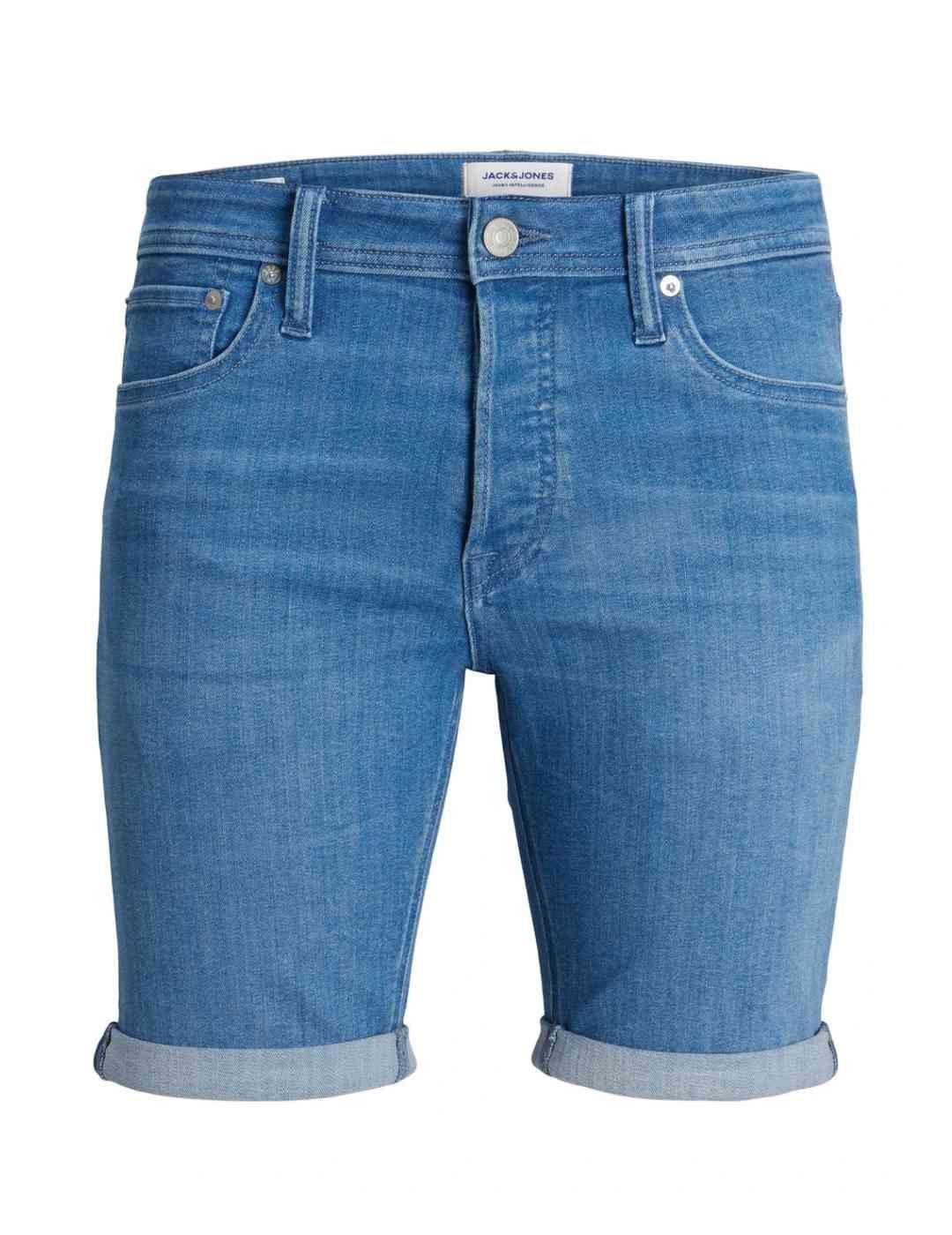 Bermuda vaquera Jack&Jones Rick azul claro para hombre