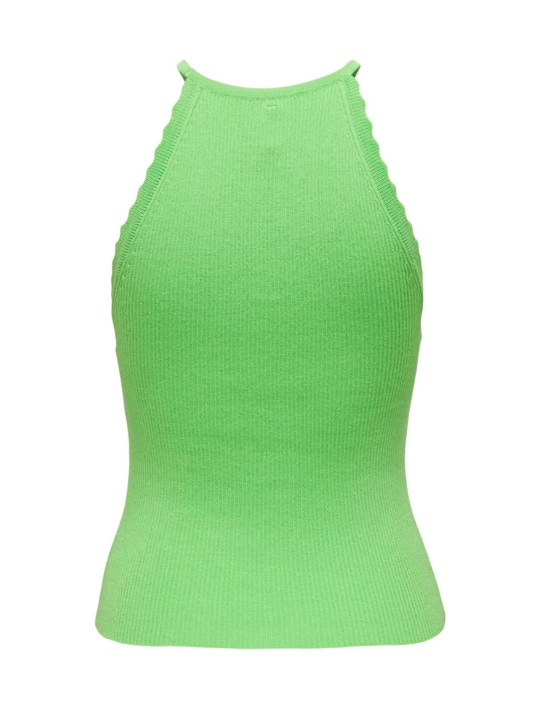 Camiseta Only Gemma verde tirantes para mujer