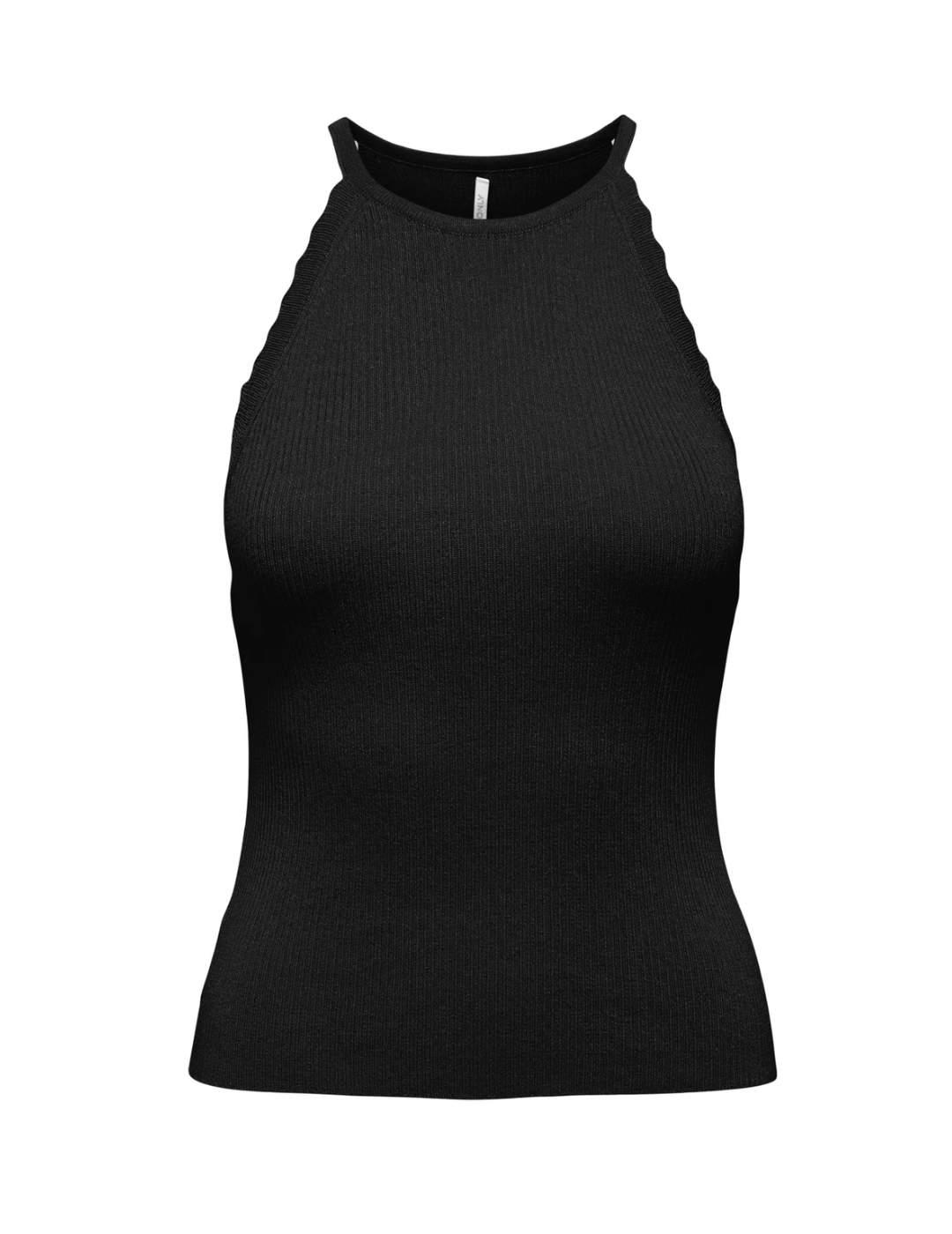 Camiseta Only Gemma negro tirantes para mujer